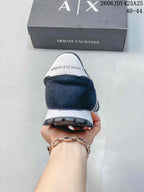 Armani Exchange AX Low-Top Sneakers Navy White XUX169