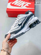 Nike Shox Ride 2 Low-Top Sneakers White and Dark Gray IO4296-100