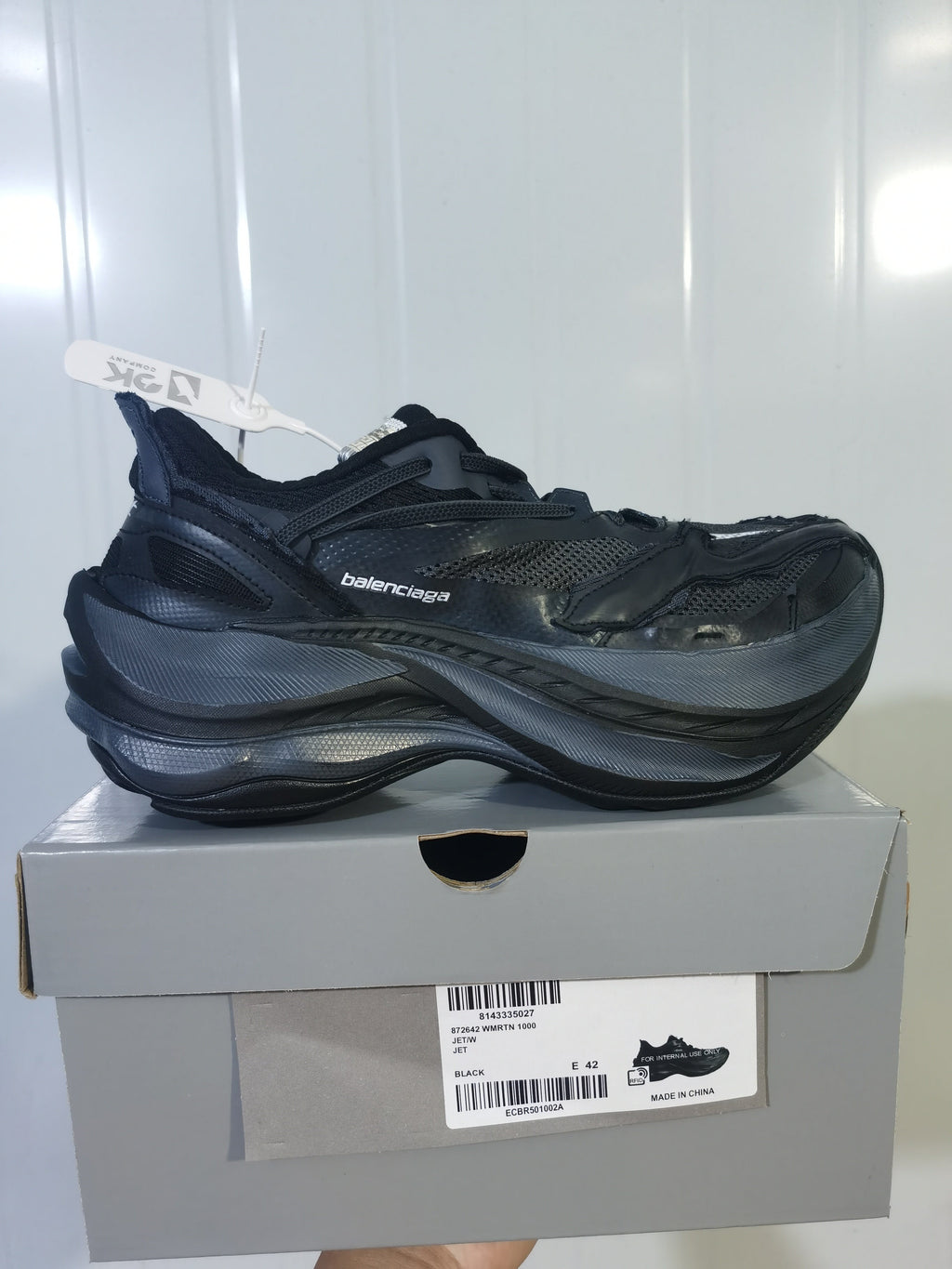 Balenciaga 3XL Sneaker Black 872624 W2RTN 1000