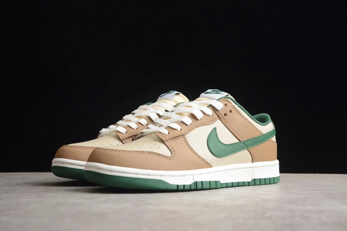 Nike SB Low-Top Sneakers Brown Cream Green FB7160-23113