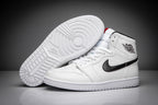 Air Jordan 1 High White and Black Sneakers