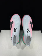 On Cloudboom Strike LS Running Shoes, White Pink Green