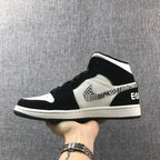 Air Jordan 1 Mid Black History Month Sneakers 852542-010