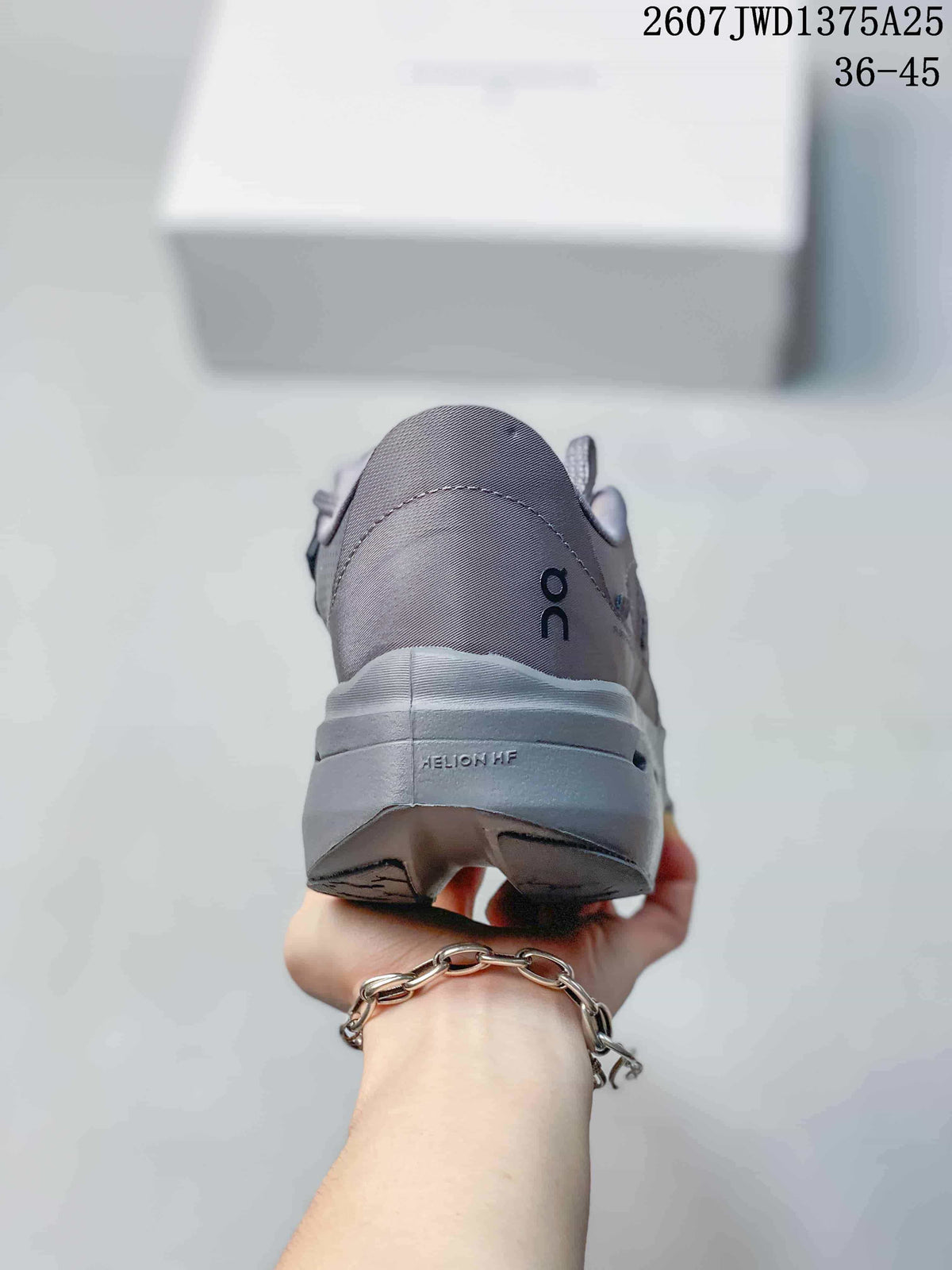 On Cloudboom Volt PAF Gray Running Sneakers
