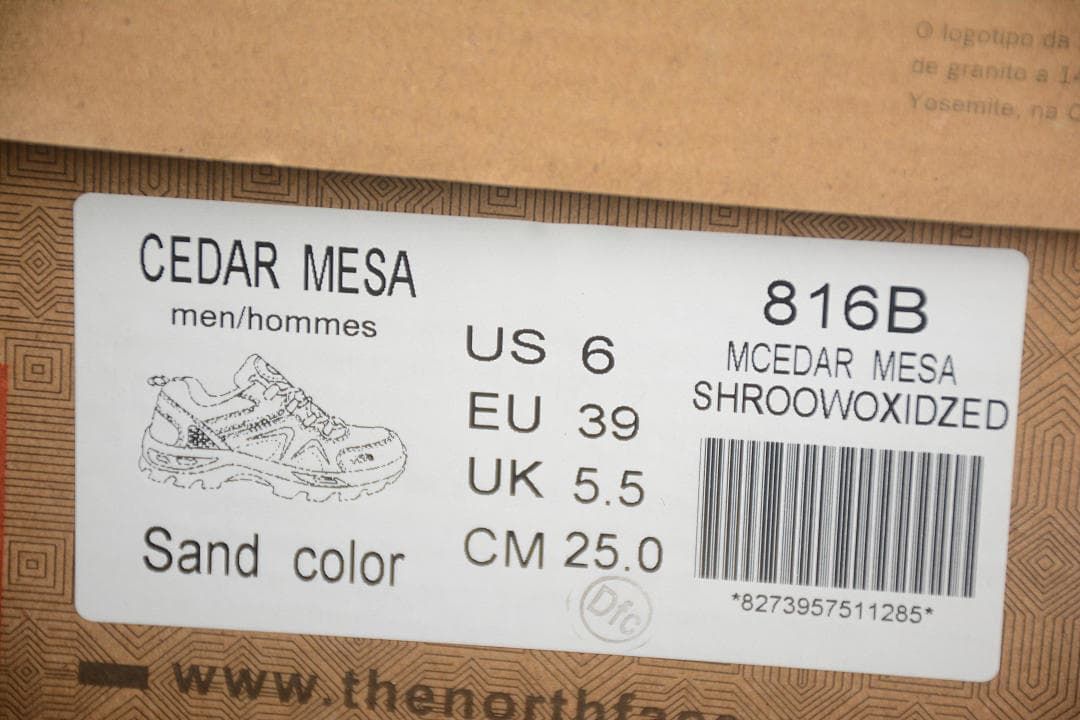 The North Face Cedar Mesa 816B Hiking Shoes, Sand