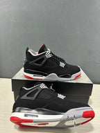 Jordan Air Jordan 4 Retro Bred Black Red Sneakers IX8180-001