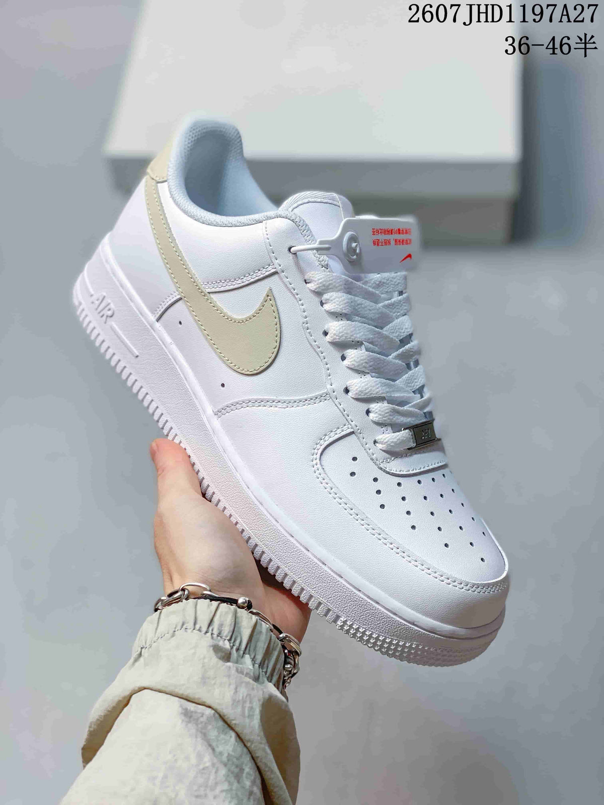 Nike Air Force 1 ’07 Low Sneakers White Beige 2607 JHD1197A27