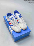 adidas Tokyo Sneakers White Blue Red Gum Sole