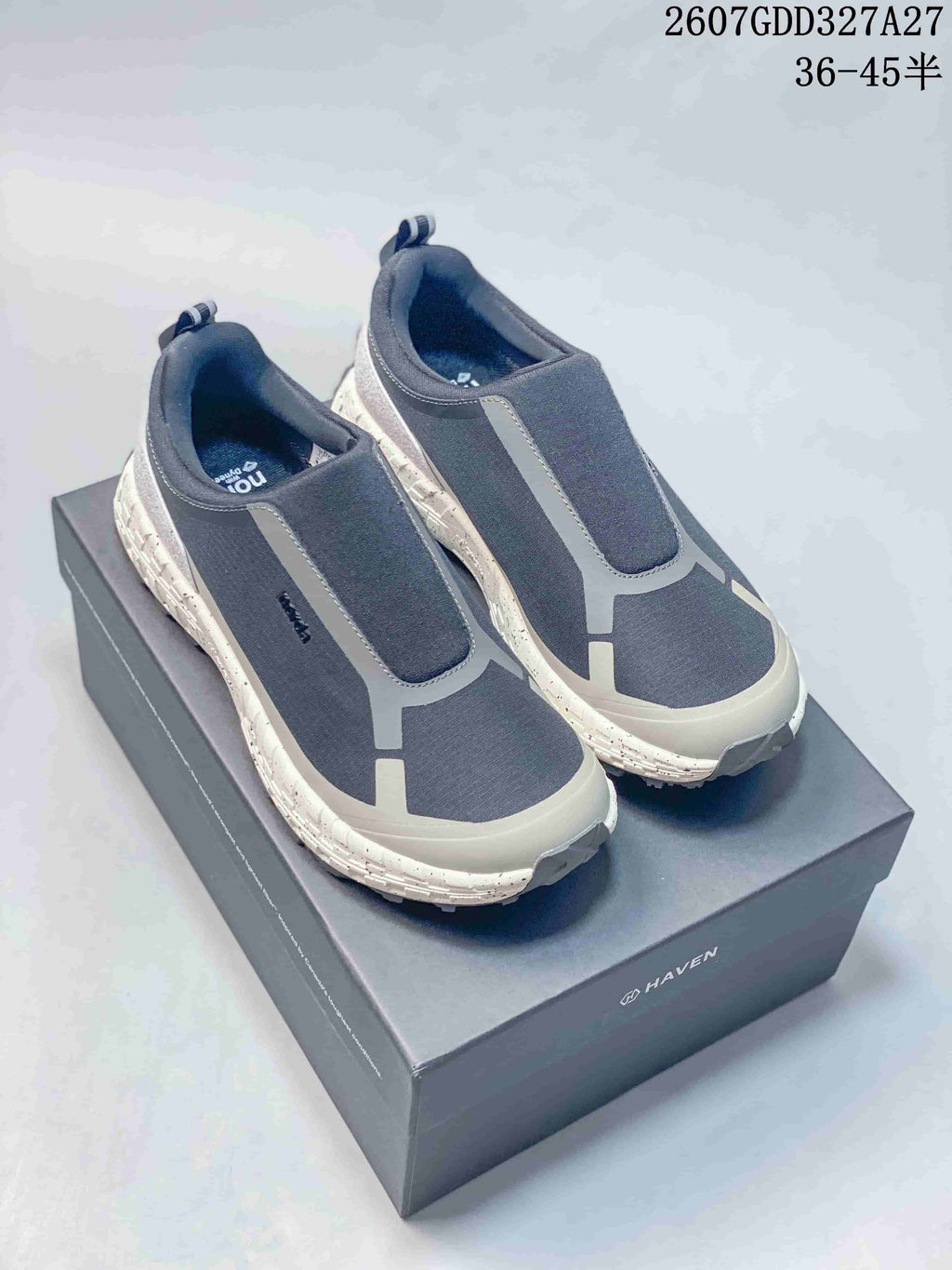 NORDA 712770UOI Gray Slip-On Hiking Shoes
