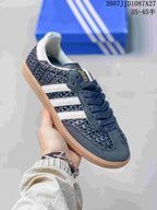 adidas Originals Samba ADV Low-Top Sneakers in Navy and White