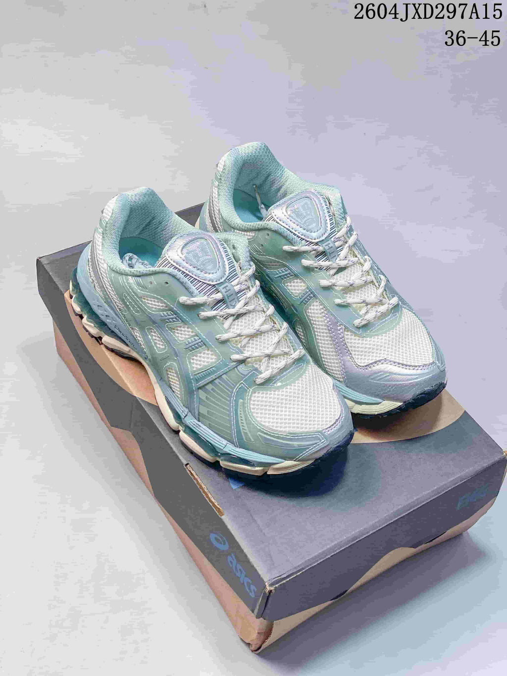 Kith x ASICS Gel-Kayano 12.1 Light Sage Sneakers