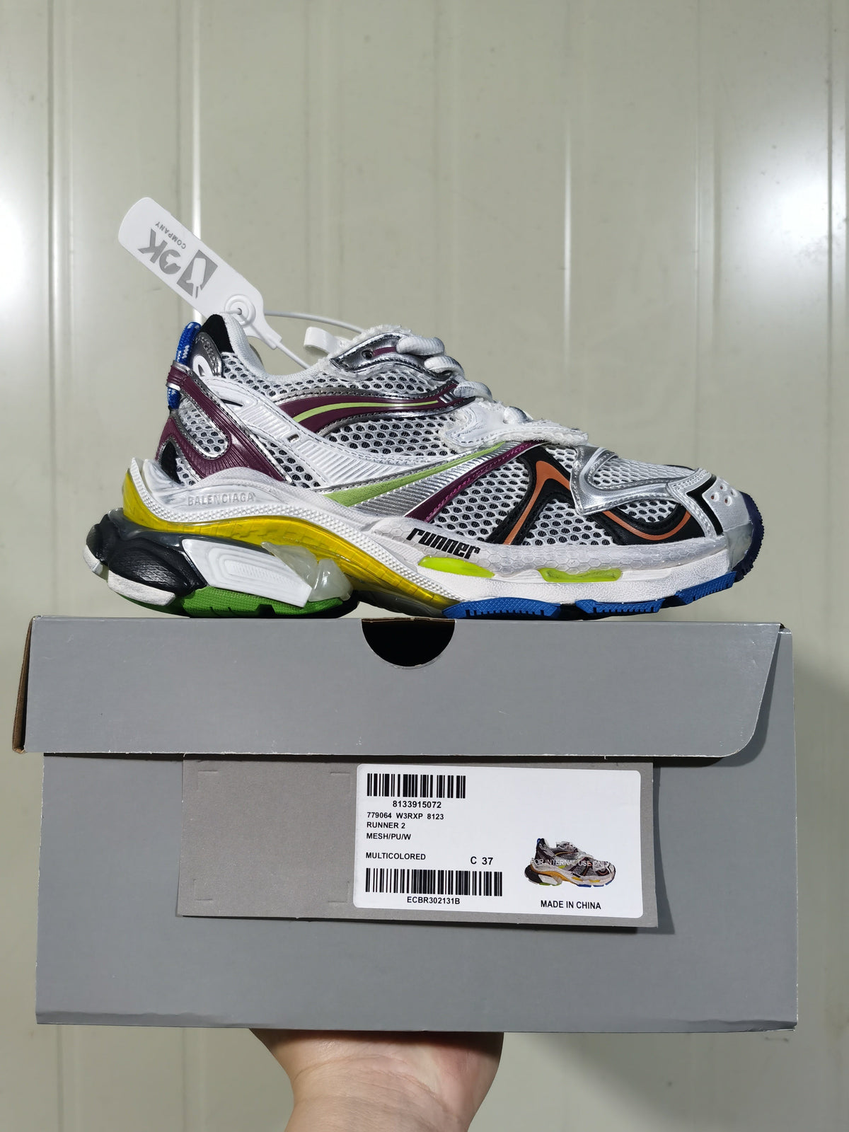 Balenciaga Runner 8123 Multicolor Sneakers