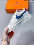 Nike Air Force 1 '07 Low White Navy Red Sneakers
