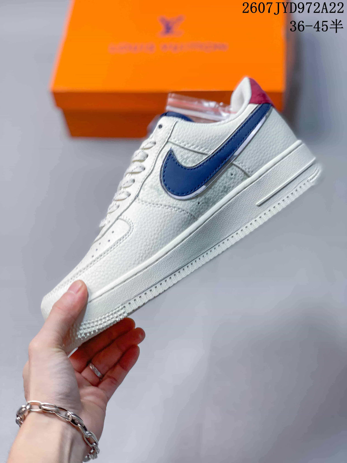 Nike Air Force 1 '07 Low White Navy Red Sneakers