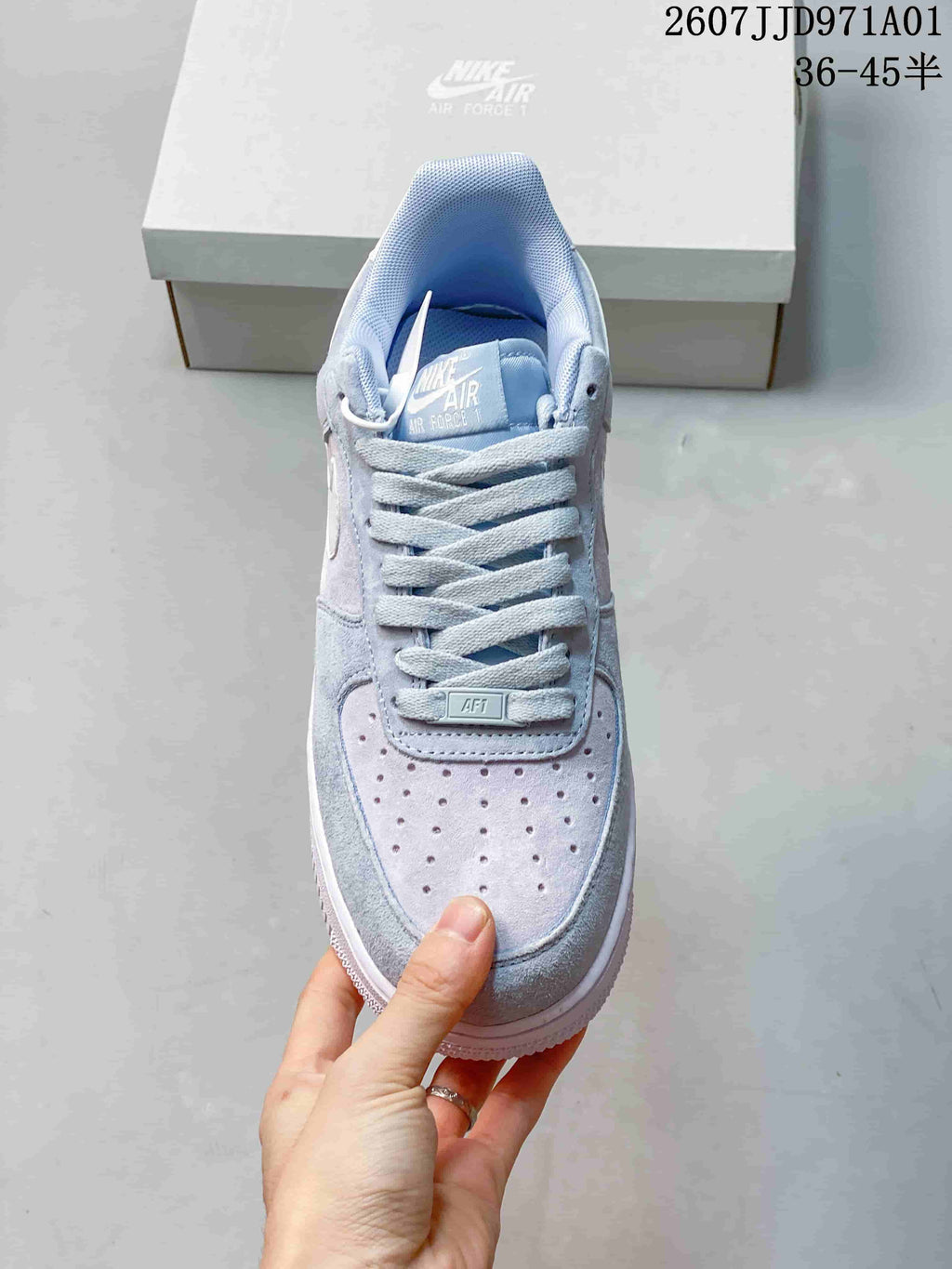 Nike Air Force 1 '07 Low Sneakers in Blue and Lavender