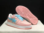 Bape Sta Low-Top Sneakers Pink Blue