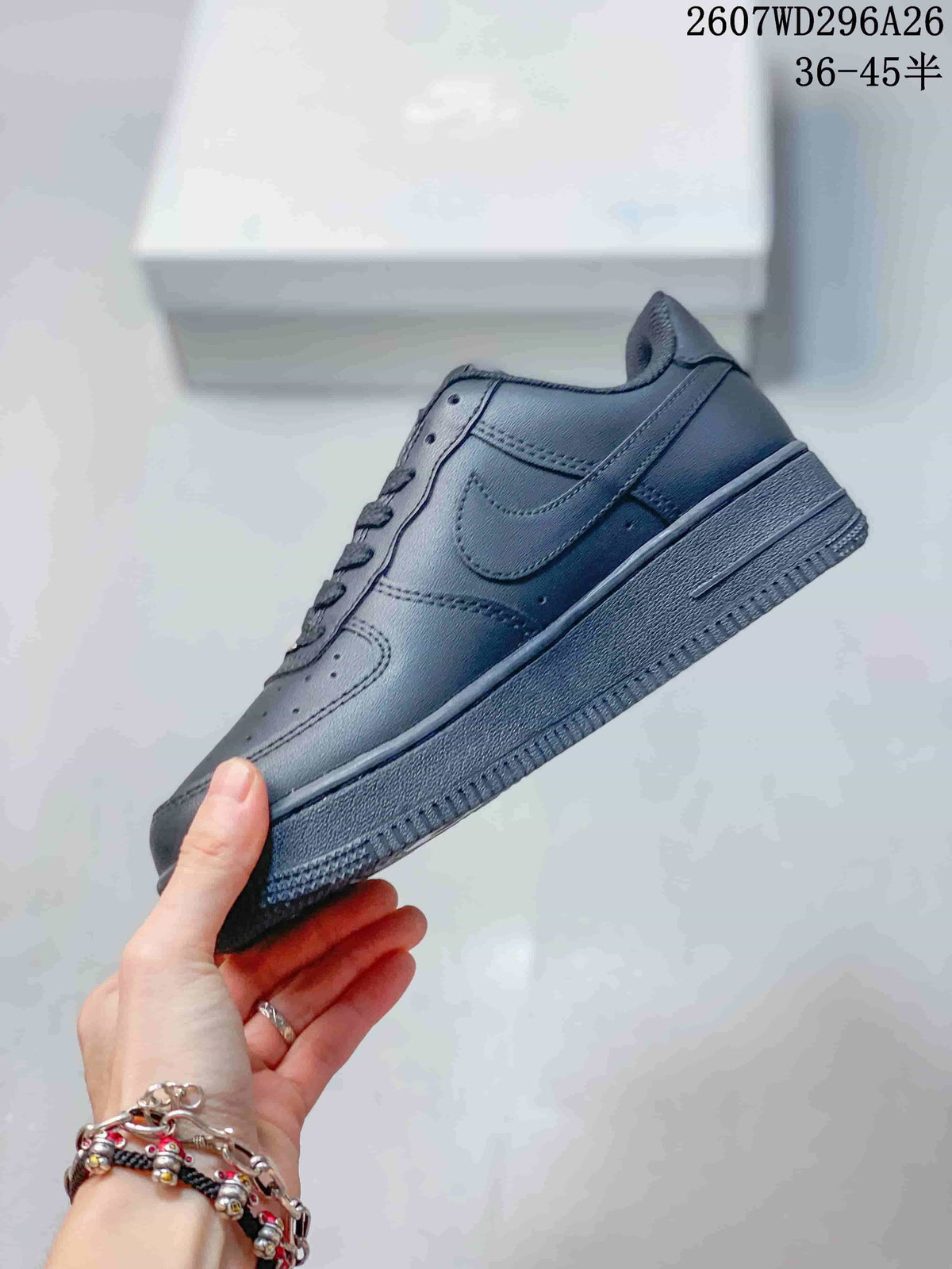 Nike Air Force 1 Low Stüssy Black Sneakers 2607WD296A26