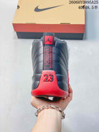 Jordan Air Jordan 12 High-Top Sneakers Black and Red