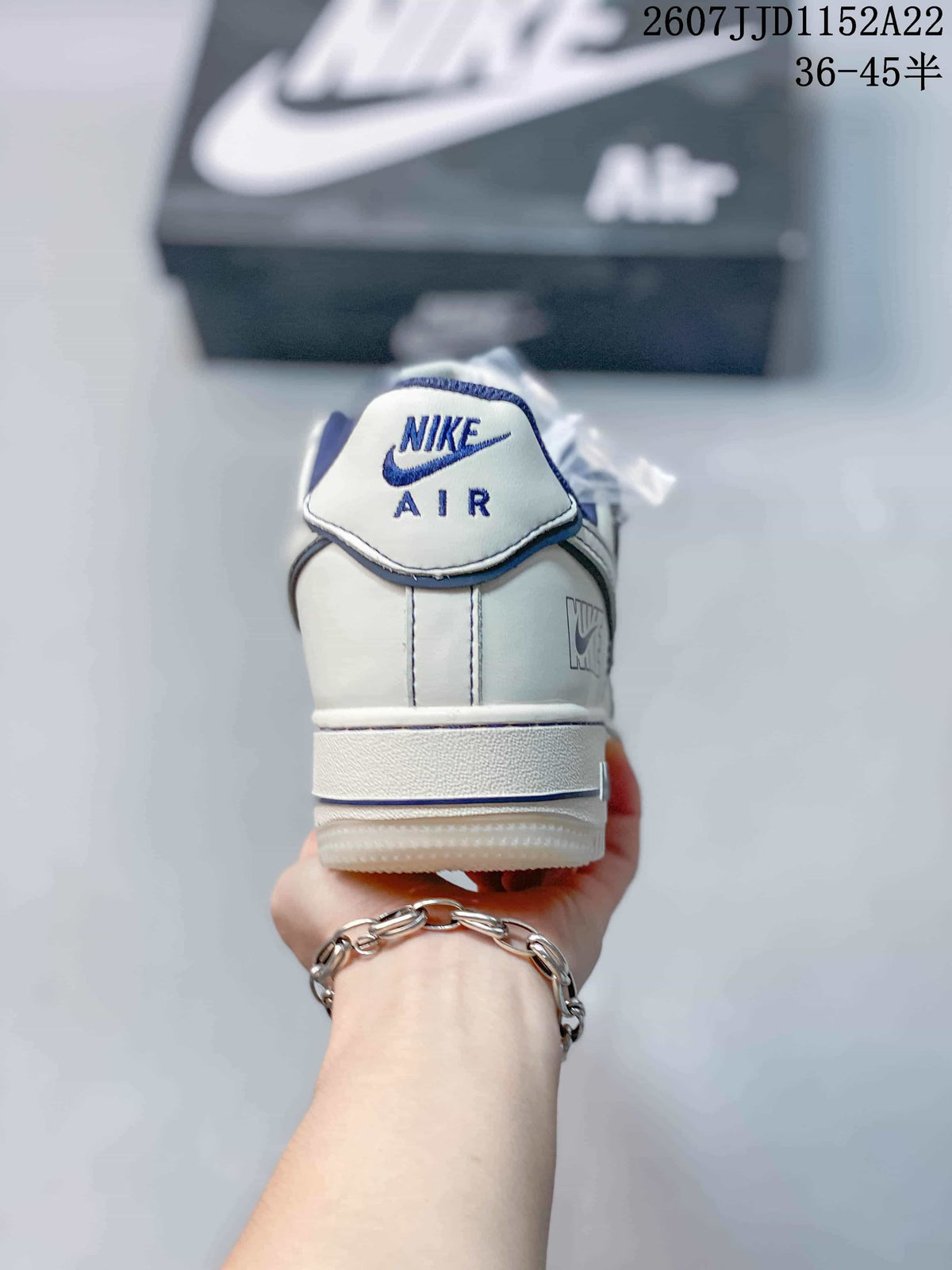 Nike Air Force 1 '07 Low Sneakers White Blue JJD1152A22