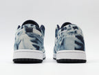 Nike Dunk Low Washed Denim Sneakers Blue CZ8455-100