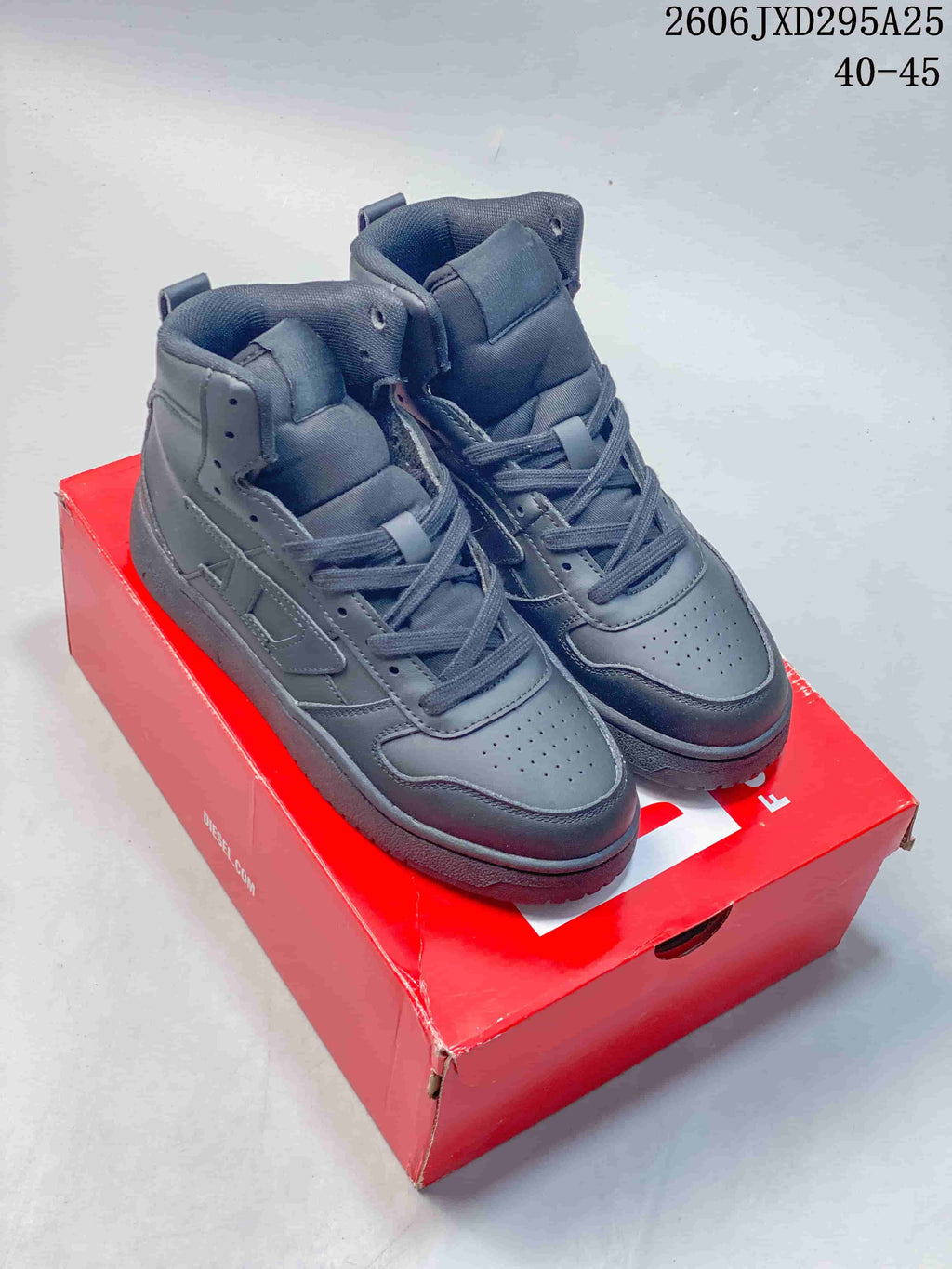 Diesel S-Ukiyo Dark Grey High-Top Sneakers Y03363 P5576 H1532