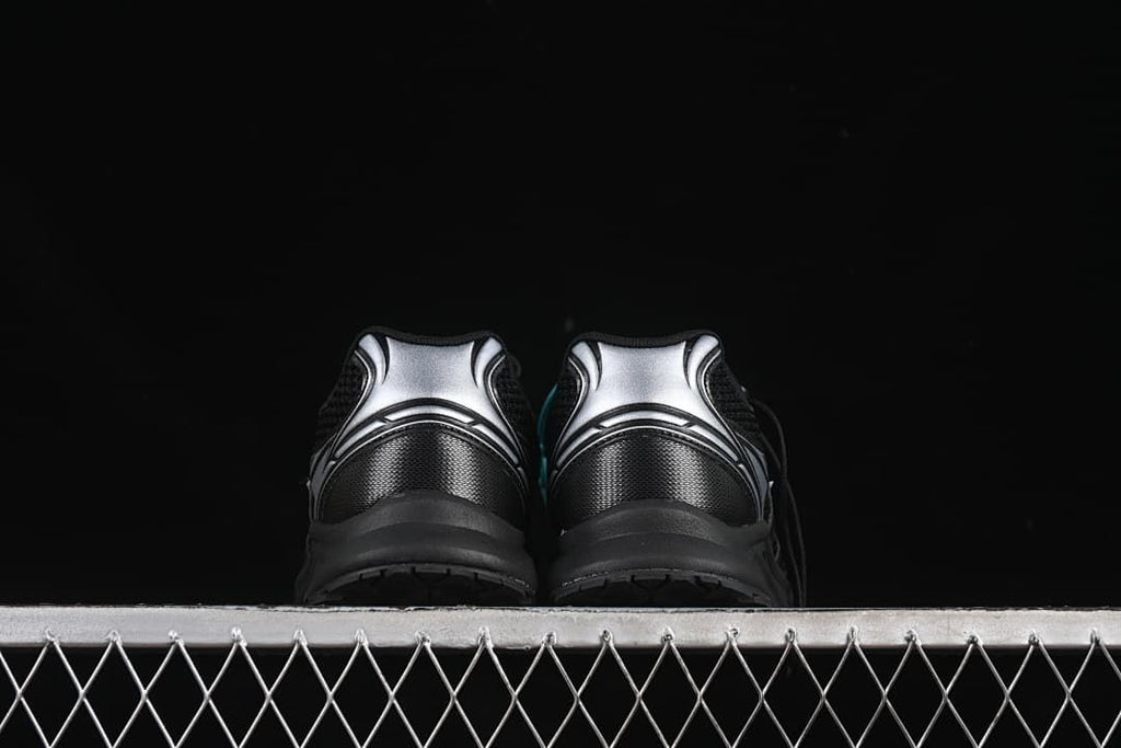 The North Face NS93R41K Black and Silver Trail Sneakers