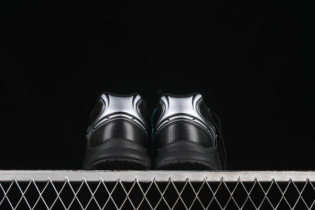 The North Face NS93R41K Black and Silver Trail Sneakers