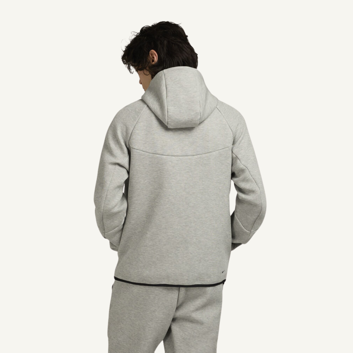 Nike Men's Grey Tech Full-Zip Windrunner Hoodie, HV0949-063