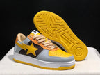 BAPE STA Low-Top Sneakers Grey Yellow