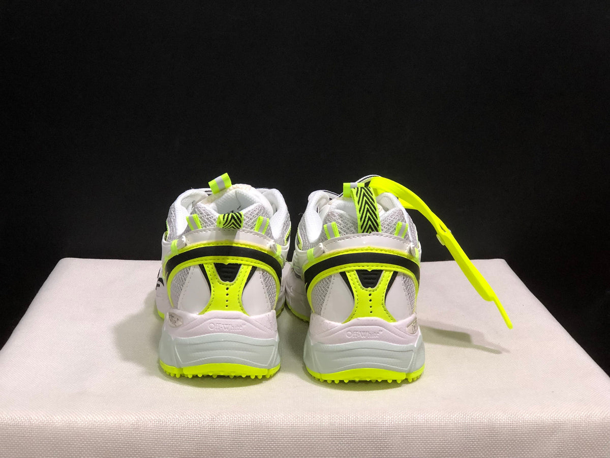 OFF-WHITE Be Right Back Sneakers White Neon Yellow
