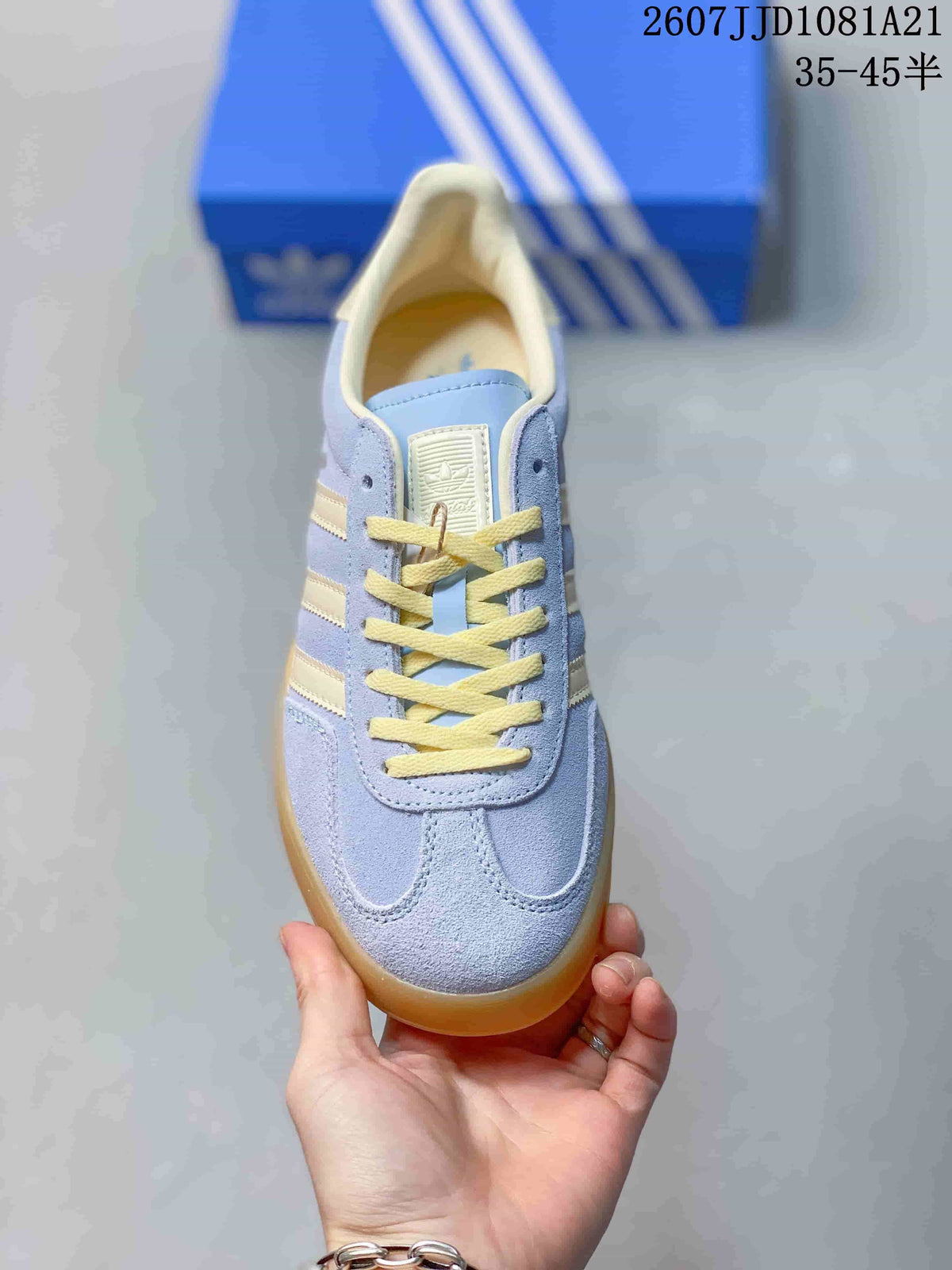adidas Originals Gazelle Indoor Sneakers Blue Cream 2607JJD1081A21