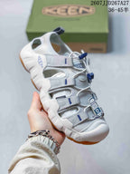 KEEN JJD267A27 White Gray Outdoor Water Sandals