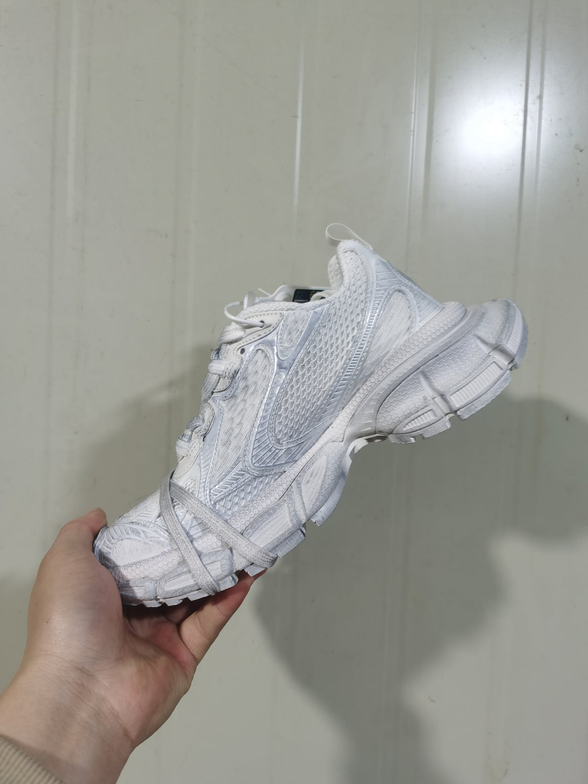 Nike Reflective White Chunky Sneakers