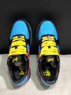 BAPE Bape Sta Low-Top Sneakers Black Blue Red