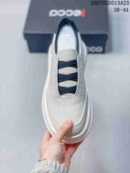 ECCO Men's Light Gray Slip-On Sneakers 2607GGD513A23
