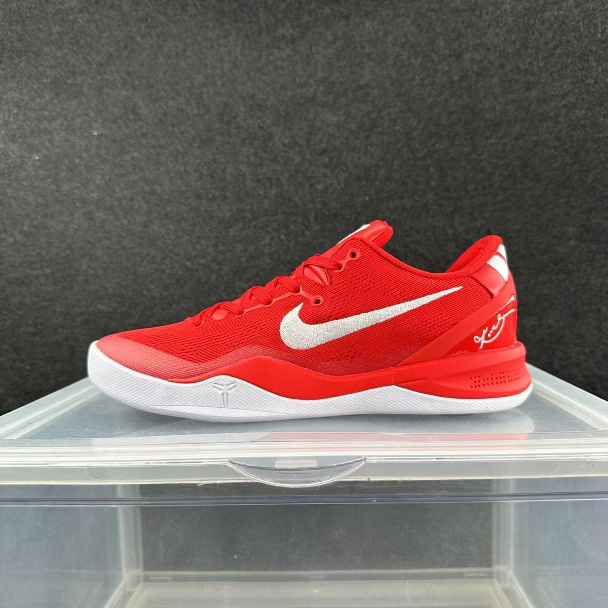 Nike Kobe 8 Basketball Shoes Red and White