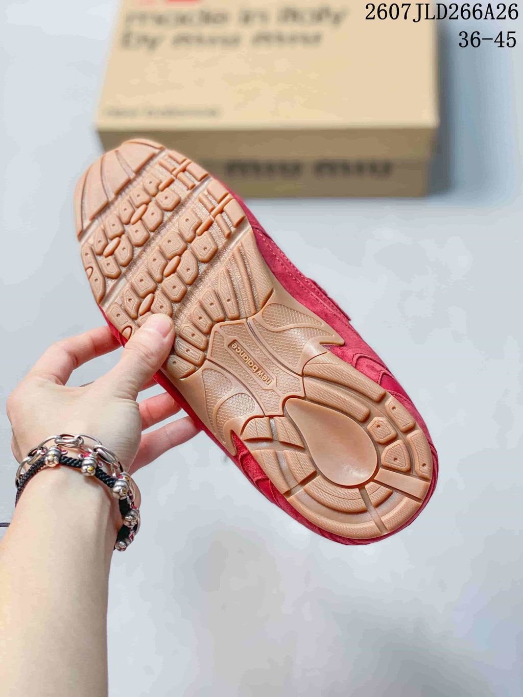 Miu Miu x New Balance 530 SL Red Sneakers 712860URY