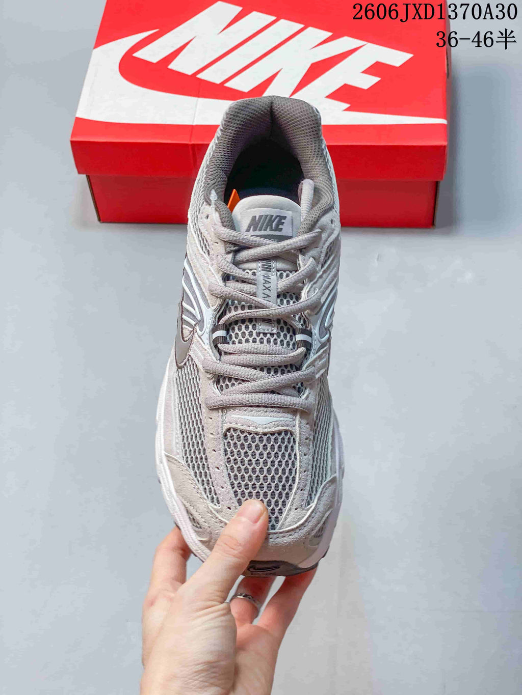 Nike Air Max Moto 2K Women's Sneakers, Grey Silver HQ2056-101
