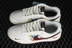 Nike SB Dunk Low Dior Graffiti White Burgundy Sneakers
