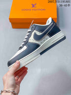 Nike Air Force 1 '07 Low Louis Vuitton-Style Sneakers