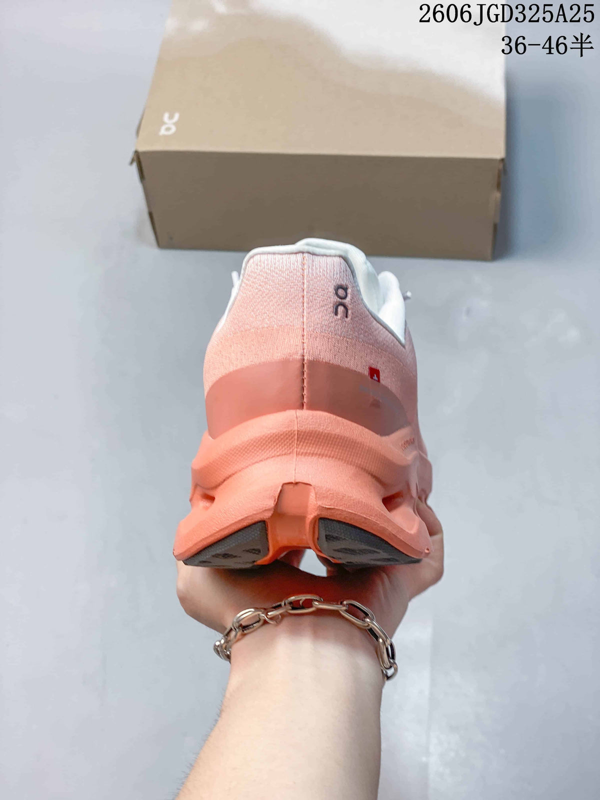 On Cloudsurfer Low-Top Running Sneakers Pink Coral