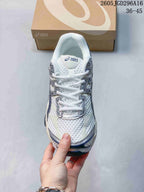 ASICS Gel-Cumulus 16 White Silver Navy Sneakers