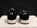 BAPE STA Low-Top Sneakers Black Suede