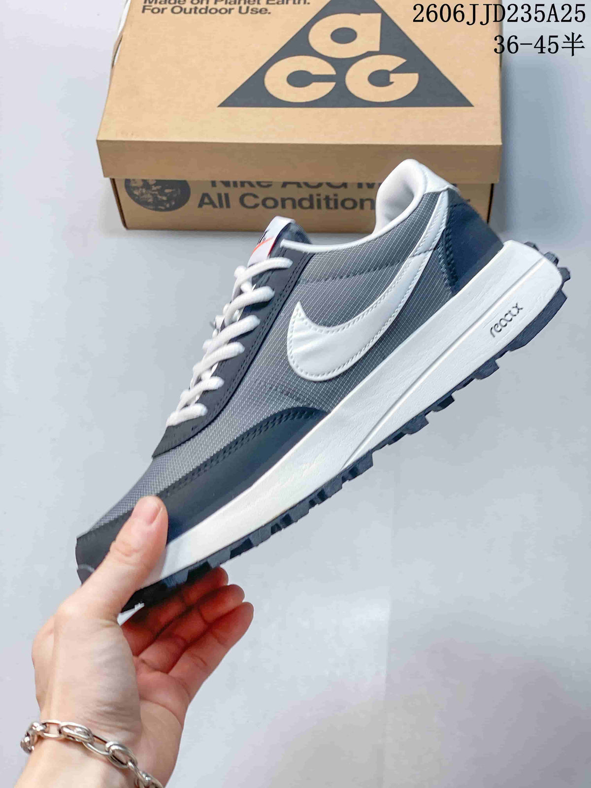 Nike ACG LDV Low-Top Trail Sneakers Gray Navy White IF2857-040