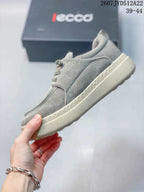 ECCO 2607JYD512A22 Gray Lace-Up Outdoor Sneakers