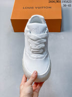 Louis Vuitton Tilted White Low-Top Sneakers