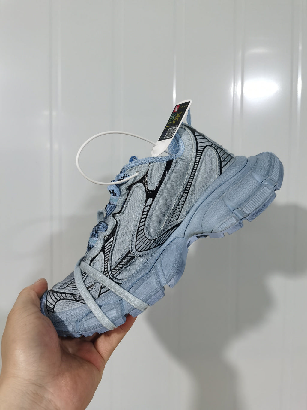 Balenciaga 3XL Sneakers Cyan Blue
