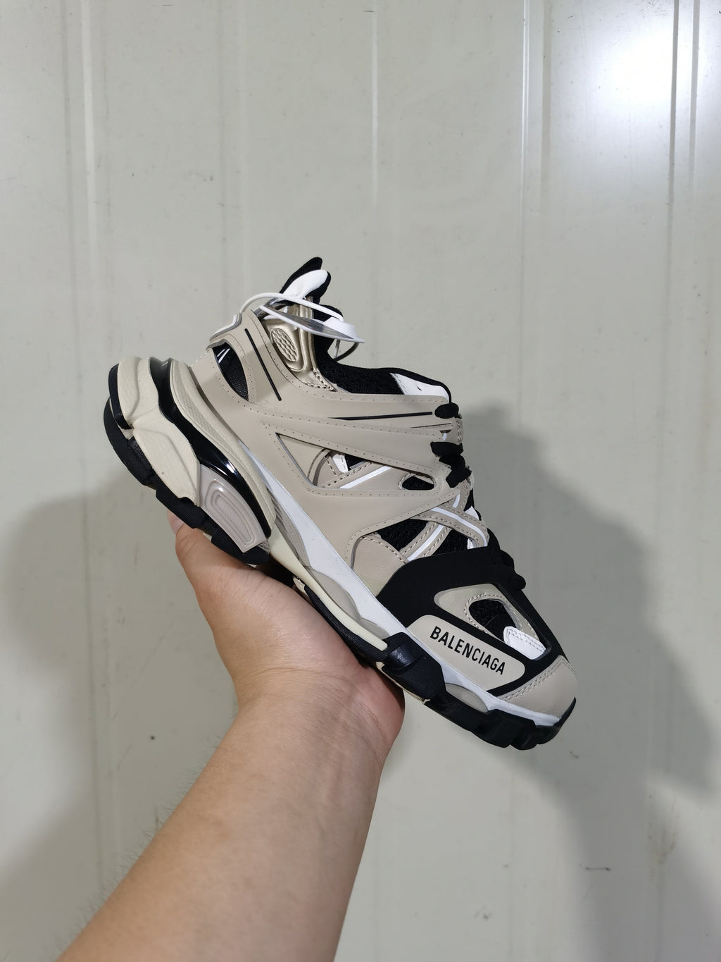 Balenciaga Track Sneaker Beige Black 542436 W3AC4 8071