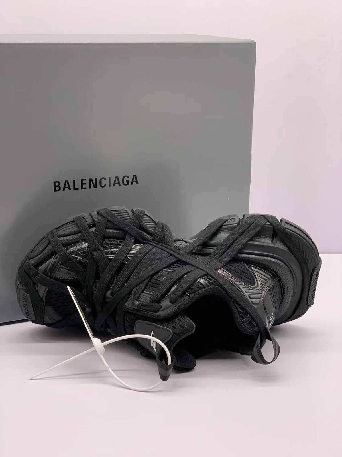 Balenciaga 3XL Black Spider Sneakers