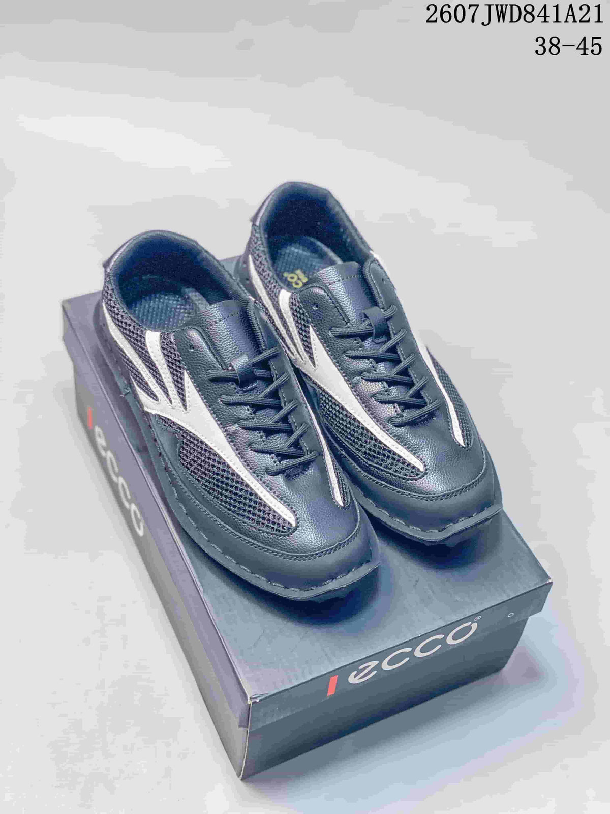 ECCO 2607JWD841A21 Black and White Casual Sneakers